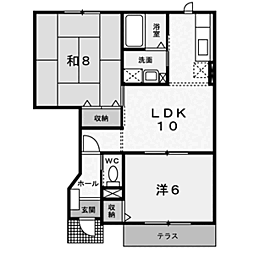 🉐敷金礼金0円！🉐アンソレイエ瓜生Ａ