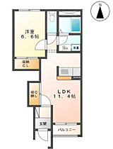 SUN MALL 102 ｜ 福井県越前市芝原5-7-11（賃貸アパート1LDK・1階・44.52㎡） その2