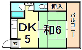 三楽レジデンス 402 ｜ 兵庫県芦屋市宮塚町（賃貸マンション1DK・4階・27.00㎡） その2