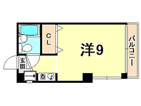 ルミエール苦楽園 301 ｜ 兵庫県西宮市石刎町（賃貸マンション1R・3階・25.00㎡） その2