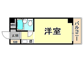 ネオダイキョー夙川北名次 306 ｜ 兵庫県西宮市北名次町（賃貸マンション1R・3階・16.10㎡） その2