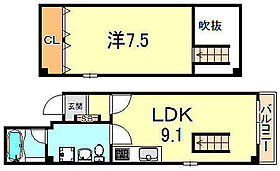 シーマーク芦屋 403 ｜ 兵庫県芦屋市南宮町（賃貸マンション1LDK・4階・34.40㎡） その2