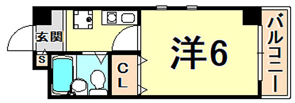 ジュネスＴ・Ｙ 205｜兵庫県西宮市林田町(賃貸マンション1K・2階・18.88㎡)の写真 その2
