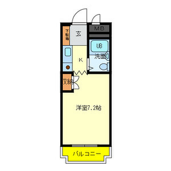 ダンディライオン西宮 703｜兵庫県西宮市与古道町(賃貸マンション1K・7階・18.09㎡)の写真 その2