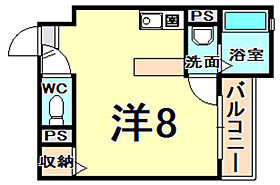 ディーシモンズ 207 ｜ 兵庫県西宮市北昭和町（賃貸マンション1R・2階・21.03㎡） その2