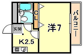 フルール新在家 4A ｜ 兵庫県神戸市灘区新在家南町３丁目（賃貸マンション1K・4階・18.49㎡） その2