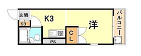 ルーミハイツ 201 ｜ 兵庫県神戸市東灘区住吉東町４丁目（賃貸マンション1R・2階・16.00㎡） その2