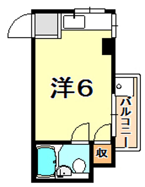 サニーハイツ森北 401｜兵庫県神戸市東灘区森北町２丁目(賃貸マンション1R・4階・16.00㎡)の写真 その2