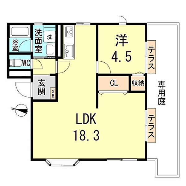 ソアール御影 102｜兵庫県神戸市東灘区御影２丁目(賃貸アパート1LDK・1階・50.09㎡)の写真 その2