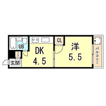 プレタメゾン岡本 105 ｜ 兵庫県神戸市東灘区岡本７丁目（賃貸マンション1DK・1階・20.00㎡） その2