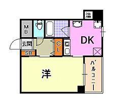 エヌシーパレス 304 ｜ 兵庫県神戸市東灘区住吉本町１丁目（賃貸マンション1DK・3階・27.80㎡） その2