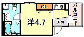 シュークリア東灘 202 ｜ 兵庫県神戸市東灘区住吉宮町２丁目（賃貸アパート1R・2階・17.28㎡） その2