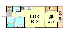 アビタ青木駅前 202 ｜ 兵庫県神戸市東灘区青木５丁目（賃貸アパート1LDK・2階・30.64㎡） その2