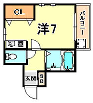 メゾンド花木 405 ｜ 兵庫県神戸市灘区新在家南町３丁目（賃貸マンション1R・4階・20.00㎡） その2