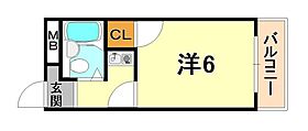 クレールメゾン篠原台 205 ｜ 兵庫県神戸市灘区篠原台（賃貸マンション1K・2階・18.00㎡） その2