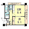芦屋リバーウエストマンション5階9.0万円