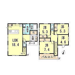 魚崎北町6丁目戸建 1階4LDKの間取り