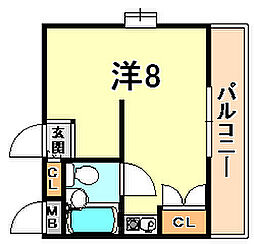 間取図画像 ワンルーム