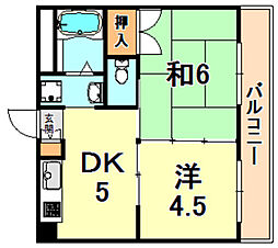 スカイハイツ五和 3階/305