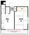 大横マンション4階4.3万円