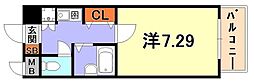 ランドマークシティ神戸西元町 9階1Kの間取り