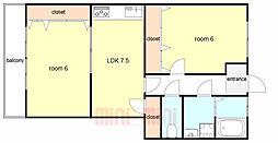 ルピナス1番館 2階