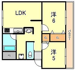 高津橋農住団地Ｅ棟 4階