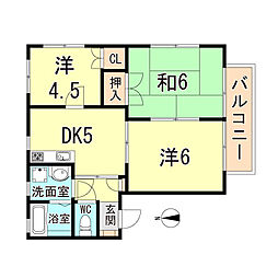 メゾンドゥ西山 2階/202