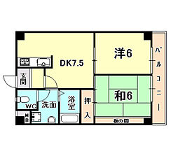 ヴィライーストサイド夙川 2階