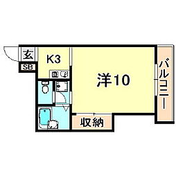 サンハイツ香枦園 2階