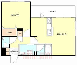シャーメゾンプルミエ甲東園 1階