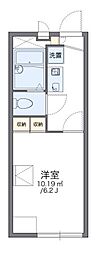 レオパレスパークハイム 1Kの間取図画像
