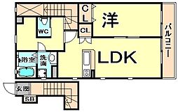 プレステージ甲子園 2階