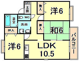 グリーンパーク鴻池 B棟 2階