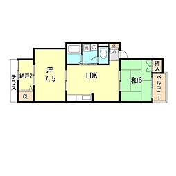 辻王ハイツ 2階