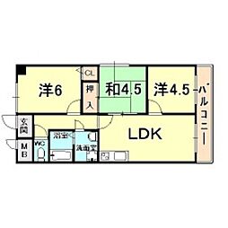 ドエル仁川 2階