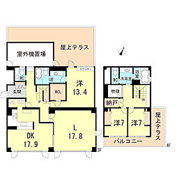 間取図画像 3LDK