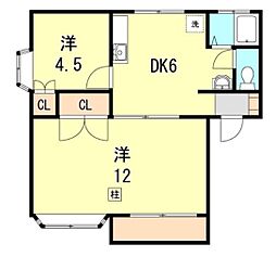 ヴィレッジコート山手Ａ棟 1階