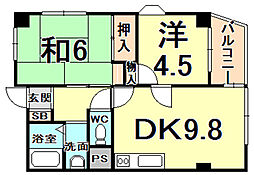 西宮パールハイツ 2階