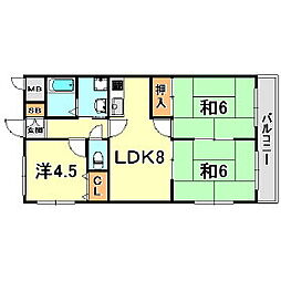 プラーフ夢野 2階