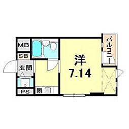 夙川羽衣町パークハイムII 3階