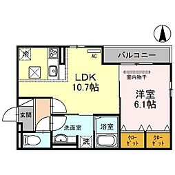 間取図画像 1LDK
