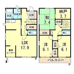 間取図画像 3SLDK