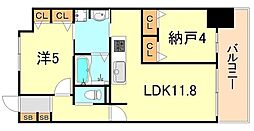アルファステイツ明石アヴェニュー 3階1SLDKの間取り