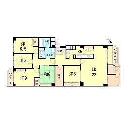 間取図画像 5LDK