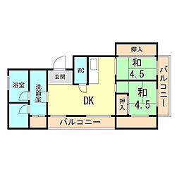 エクリート朝霧 3階