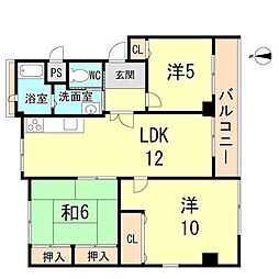 山御影マンションC棟 3階/303
