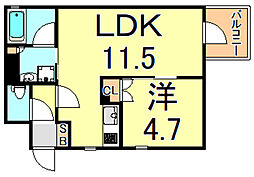 ピネータテラス武庫之荘 6階