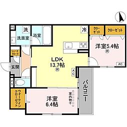 グラン アルベロ 2階