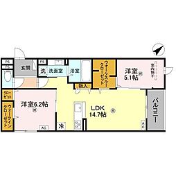 シーグレース浜甲子園 2階/302